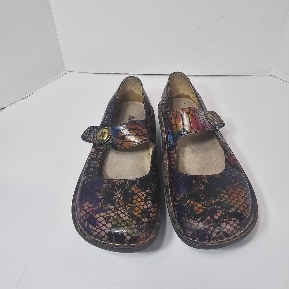 Alegria PG Lite Paloma Mary Janes Size 38 PAL-724  Multicolor - Picture 2 of 9